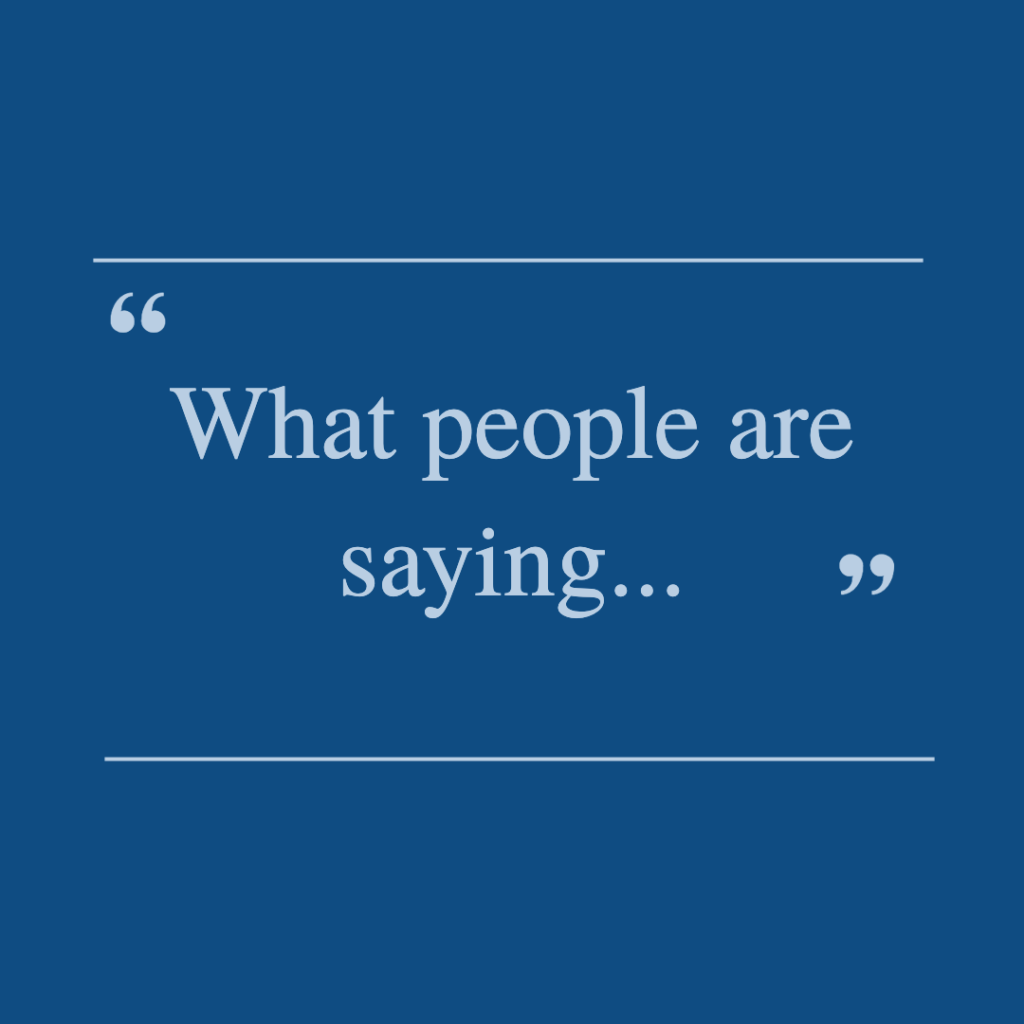 title: what people are saying...